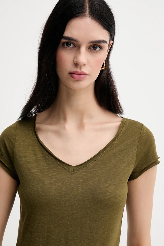 Sisley t-shirt zöld 3TNHL400E