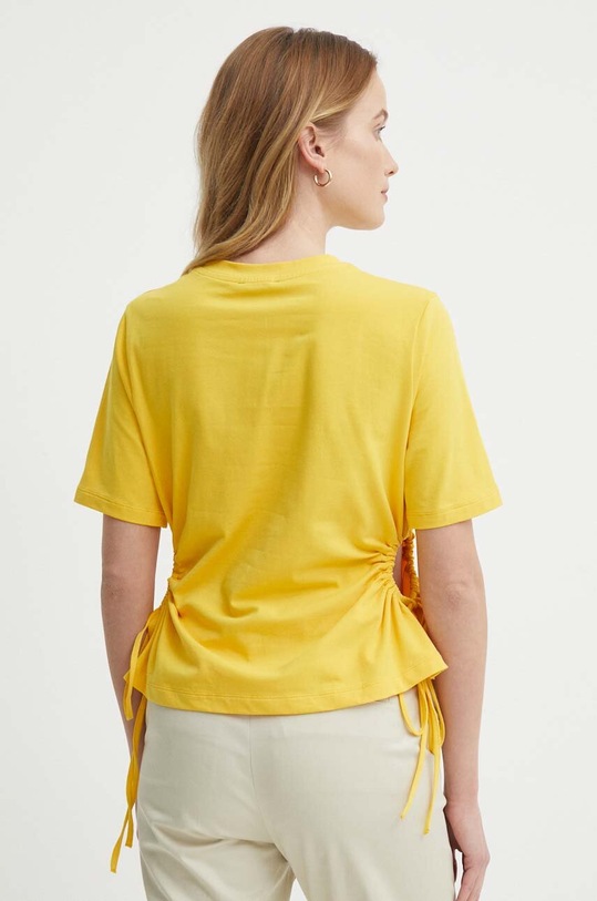 Odzież Sisley t-shirt 3X23L105M żółty