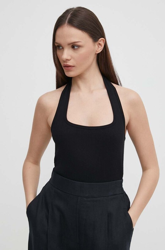 Top Sisley slim crna 1ZNJMH00B