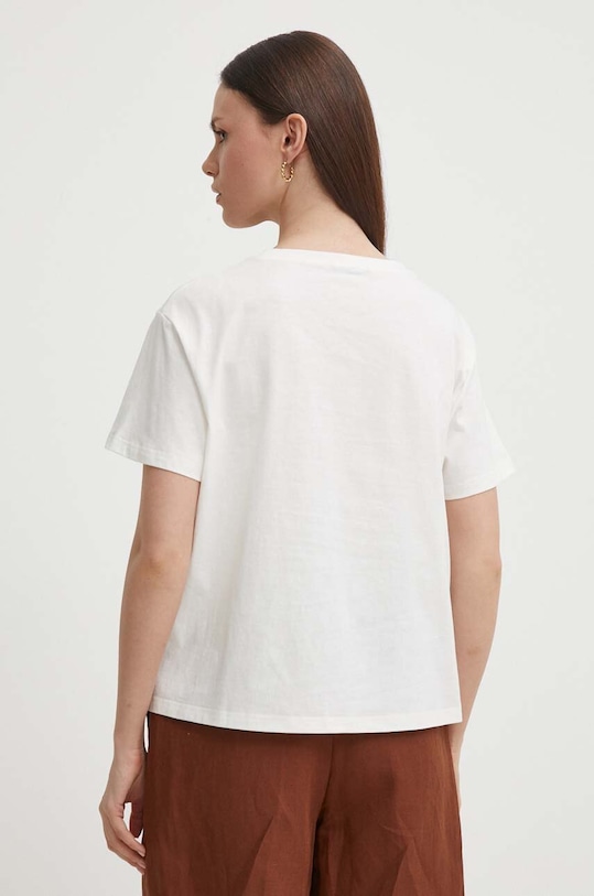 Odzież Sisley t-shirt bawełniany 3UNZL105J beżowy