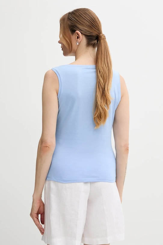 Îmbrăcăminte Sisley top din bumbac 3I1XLH00S albastru