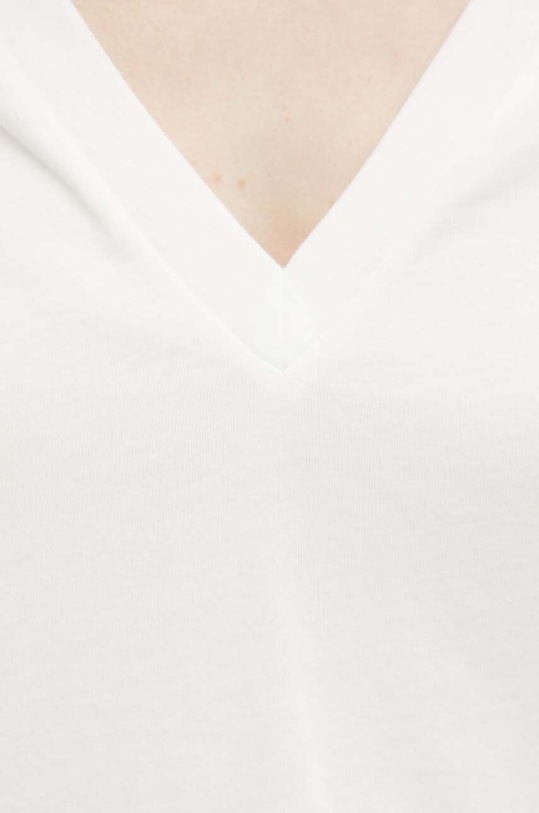 Sisley t-shirt bawełniany 3I1XL400L beżowy