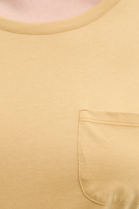 Sisley tricou din bumbac 3I1XL1058 galben