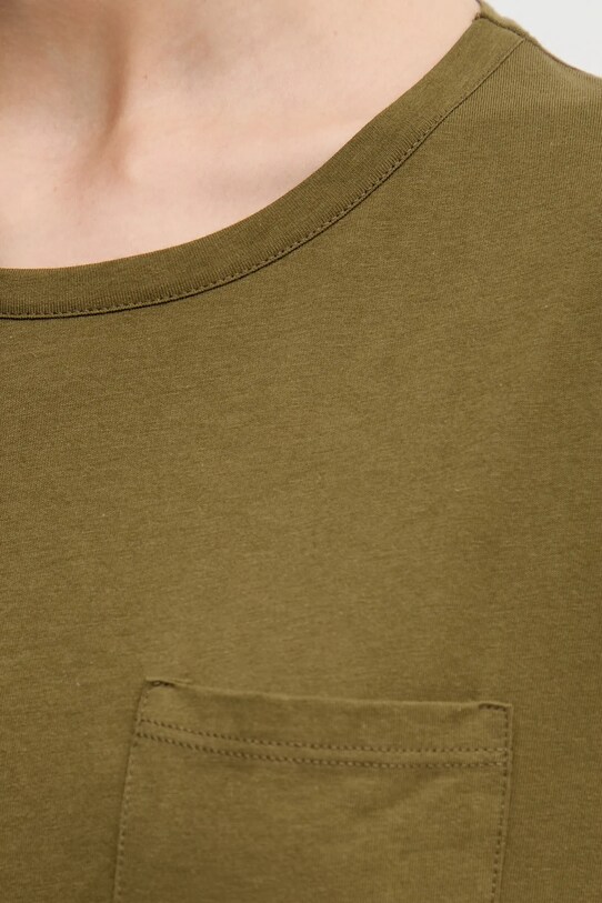 Хлопковая футболка Sisley 3I1XL1058 зелёный