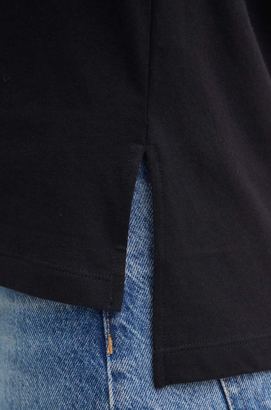 Sisley t-shirt bawełniany 3I1XL1058 czarny