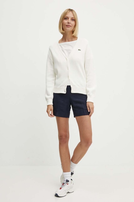 Sisley t-shirt bawełniany 3096L400N beżowy SS24