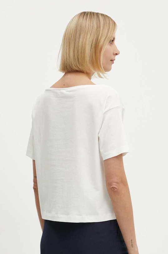 Odzież Sisley t-shirt bawełniany 3096L400N beżowy