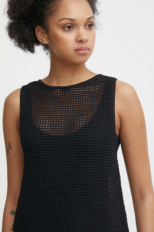 Oblečení Top Sisley 196PMH00C černá