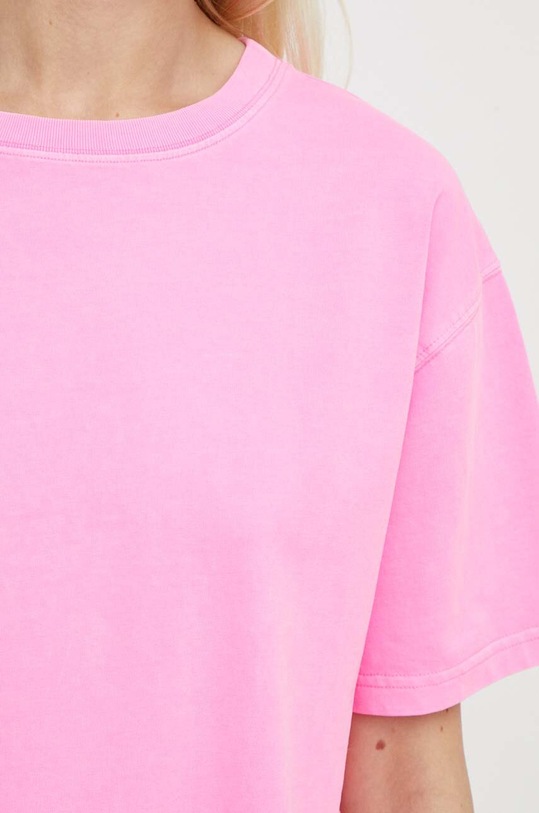 Хлопковая футболка American Vintage FIZ02AE24 розовый