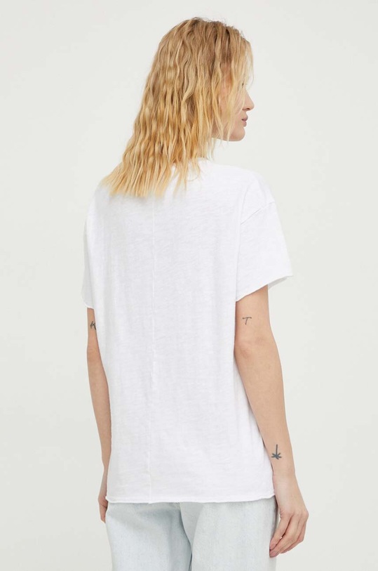 Oblečení Bavlněné tričko American Vintage T-SHIRT MC COL ROND SON02FGE24 bílá