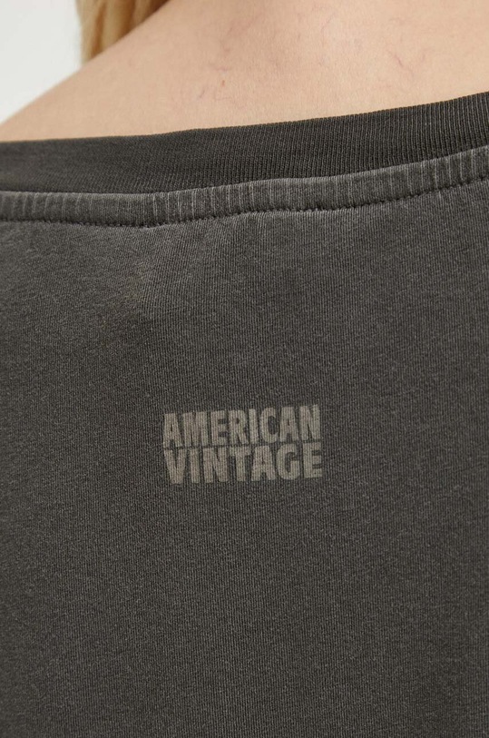 American Vintage tricou PYM02AE24 gri