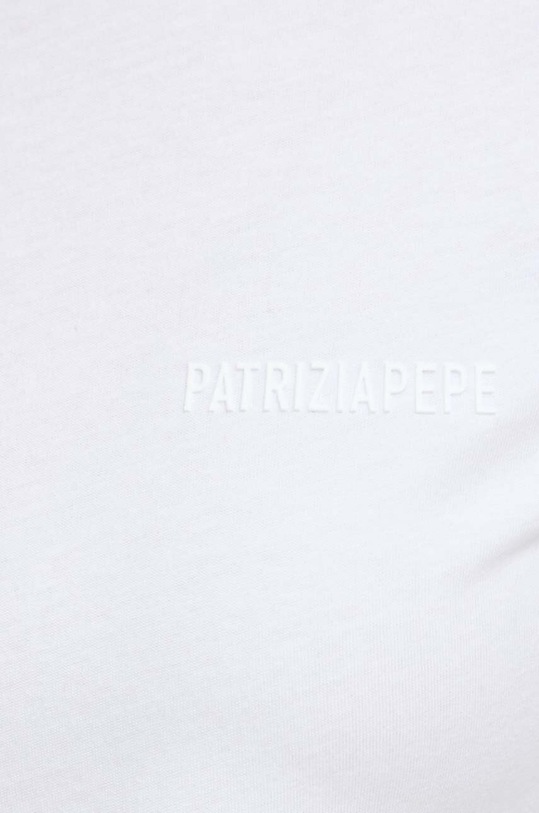 Patrizia Pepe t-shirt bawełniany 2M4373.J111 biały
