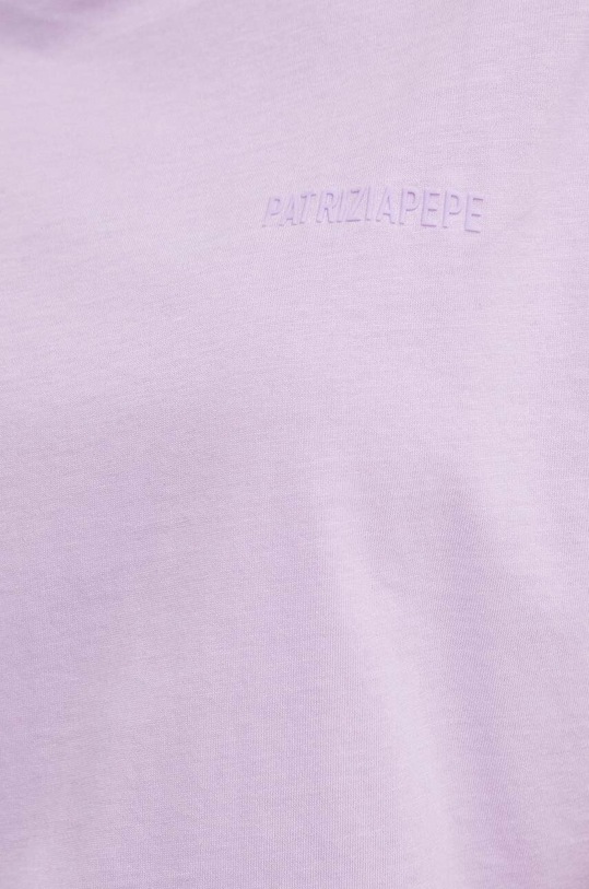 Patrizia Pepe t-shirt bawełniany 2M4373.J111 fioletowy