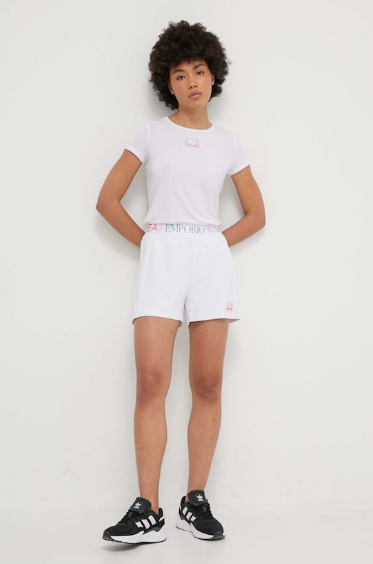 Tričko EA7 Emporio Armani TJKUZ.3DTT17.1100 biela SS24