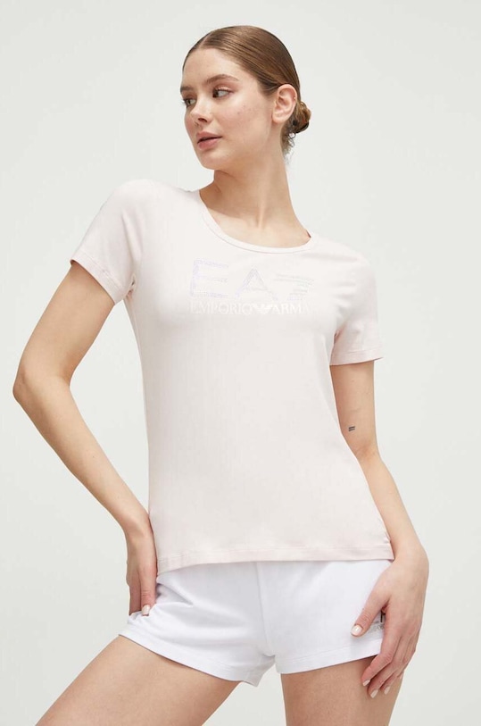 Tričko EA7 Emporio Armani slim ružová TJFKZ.3DTT21.1422