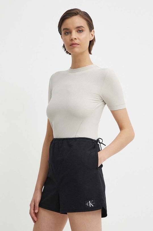 Μπλουζάκι Calvin Klein μπεζ K20K206553