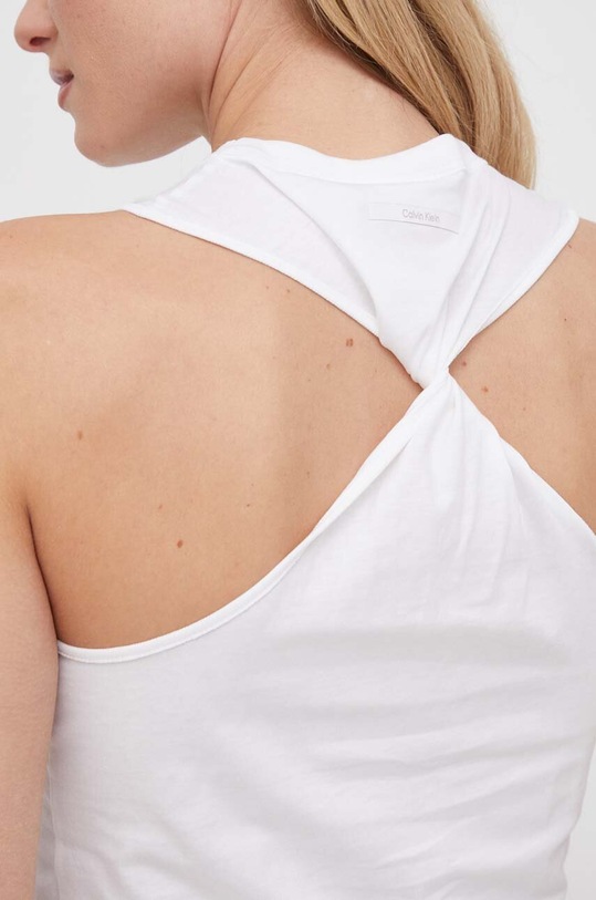 Calvin Klein top bawełniany K20K206891 biały