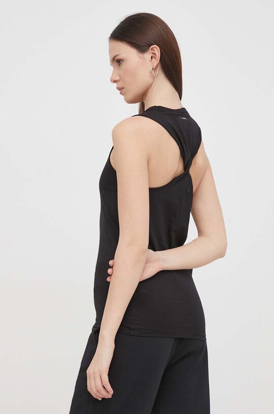Odzież Calvin Klein top bawełniany K20K206891 czarny