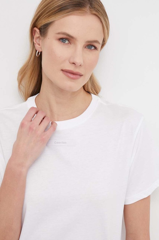 Calvin Klein t-shirt bawełniany K20K206629 biały SS24