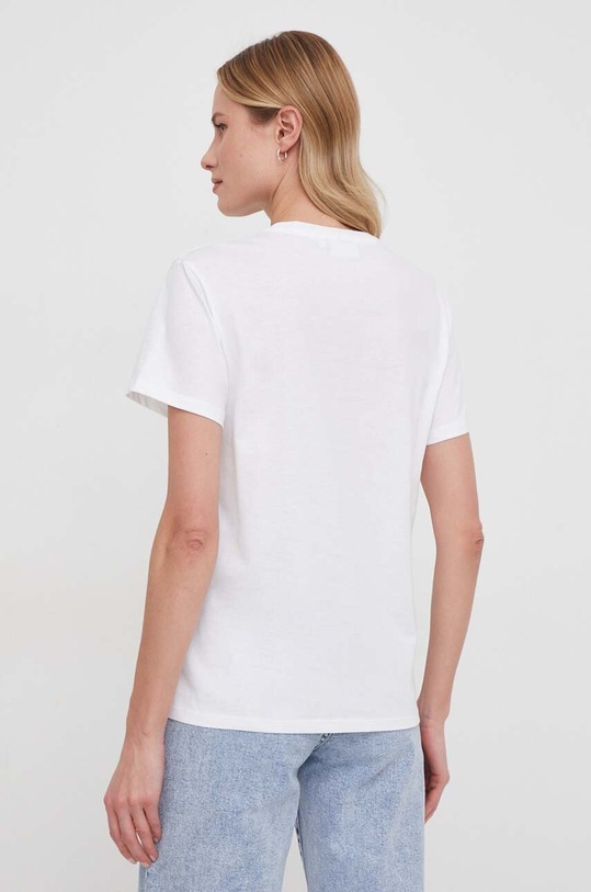 Odzież Calvin Klein t-shirt bawełniany K20K206629 biały