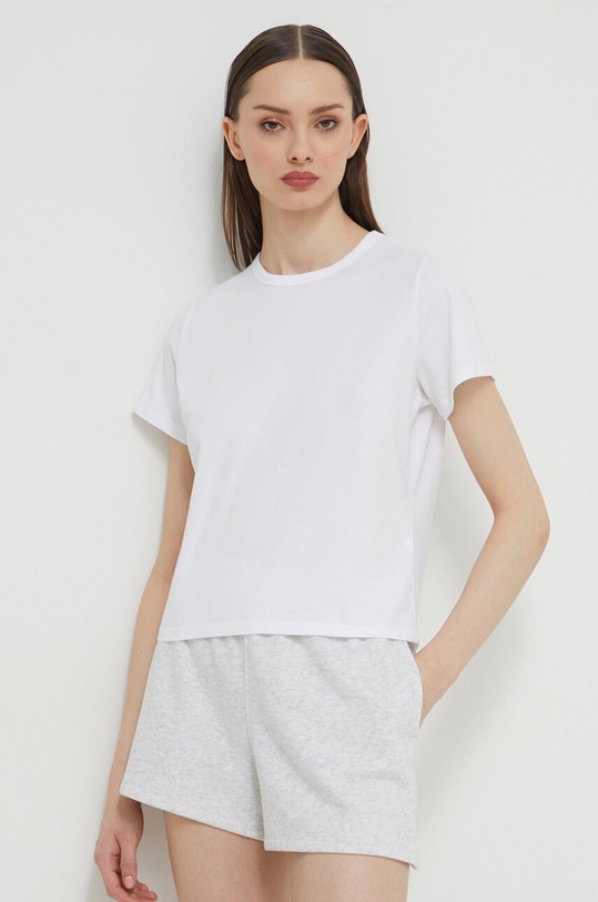 Abercrombie & Fitch t-shirt bawełniany biały KI139.4208.100