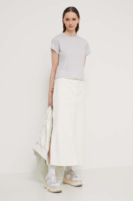 Bavlnené tričko Abercrombie & Fitch KI139.4208.112 sivá SS24