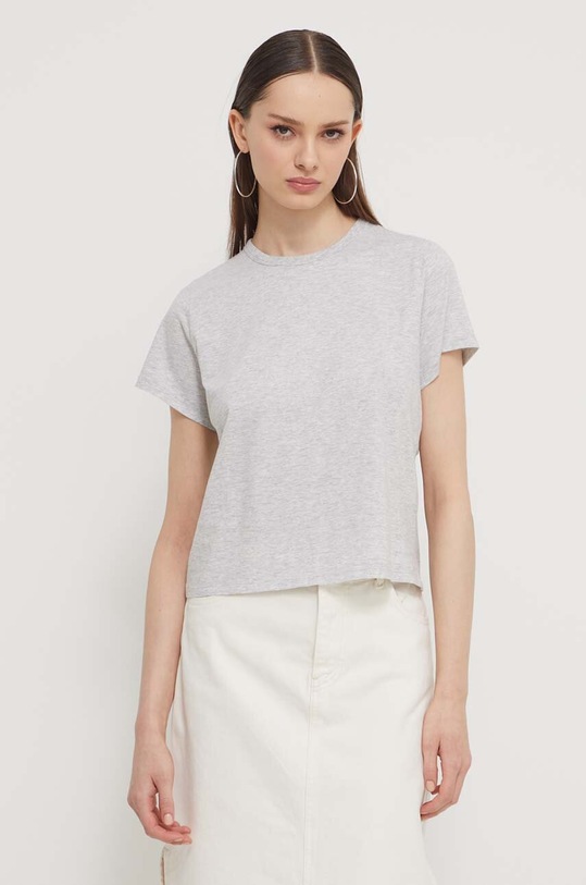 Abercrombie & Fitch tricou din bumbac gri KI139.4208.112