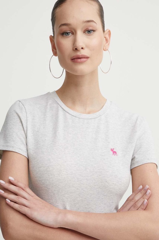Тениска Abercrombie & Fitch сив KI139.4269.112