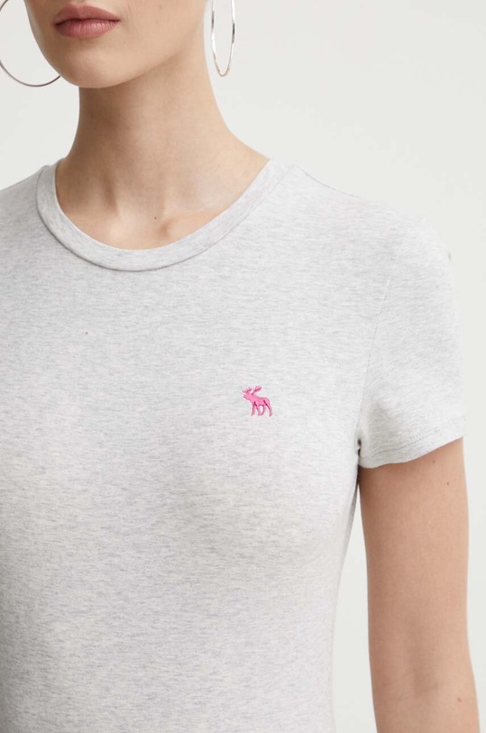 Тениска Abercrombie & Fitch KI139.4269.112 сив