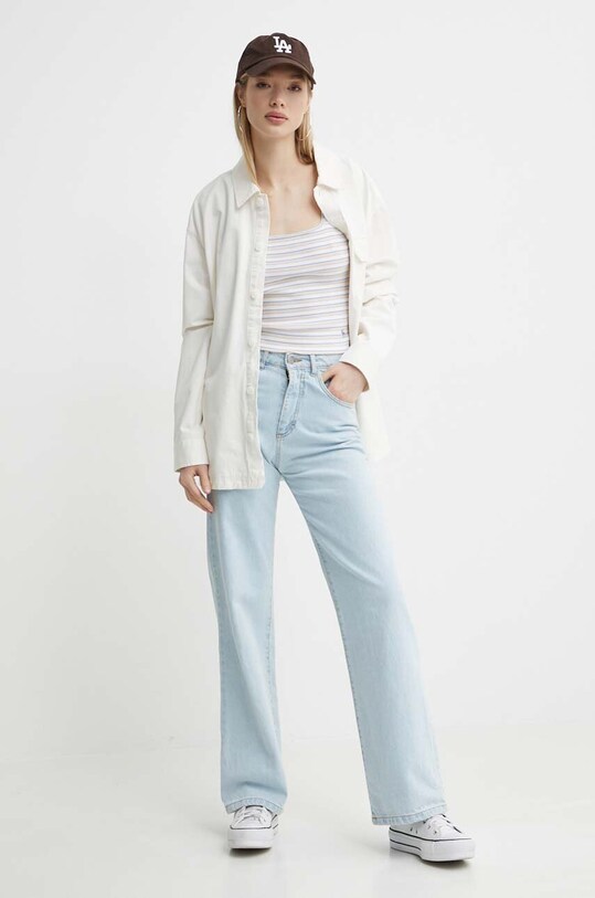 Abercrombie & Fitch top KI139.4281.105 biały SS24