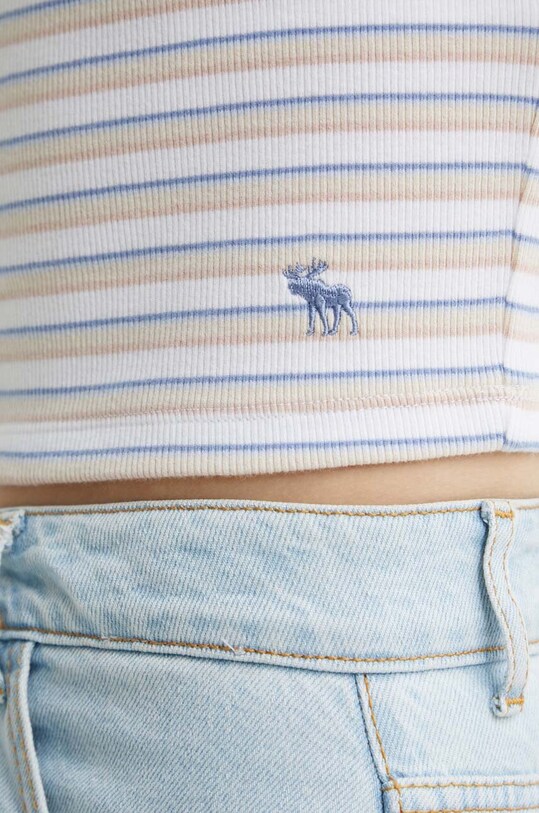 Abercrombie & Fitch top KI139.4281.105 biały