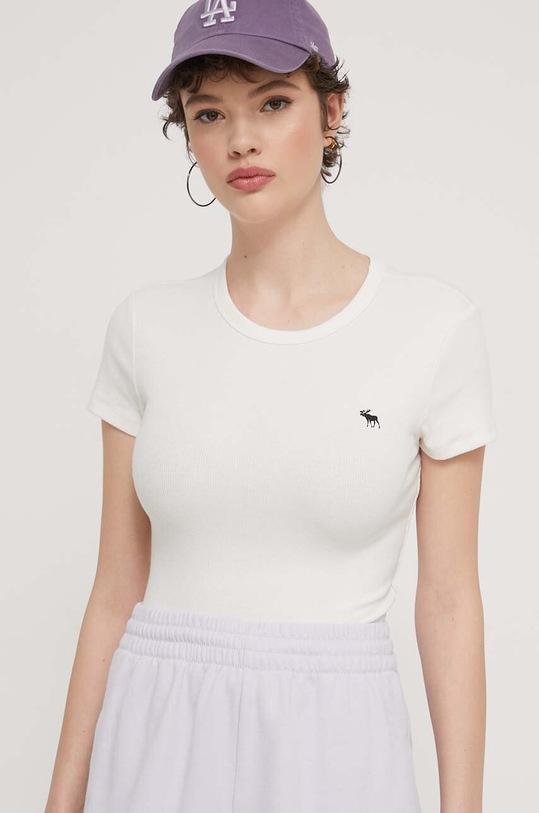 Abercrombie & Fitch t-shirt beżowy KI139.4285.178