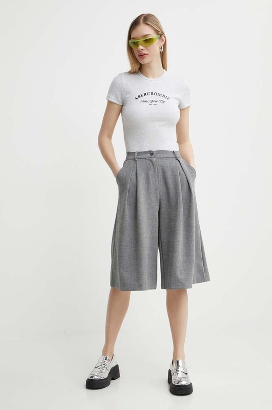 Abercrombie & Fitch tricou KI157.4021.112 gri SS24