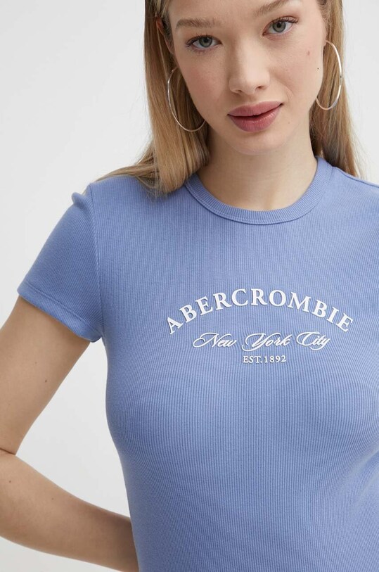 Abercrombie & Fitch t-shirt KI157.4021.221 niebieski