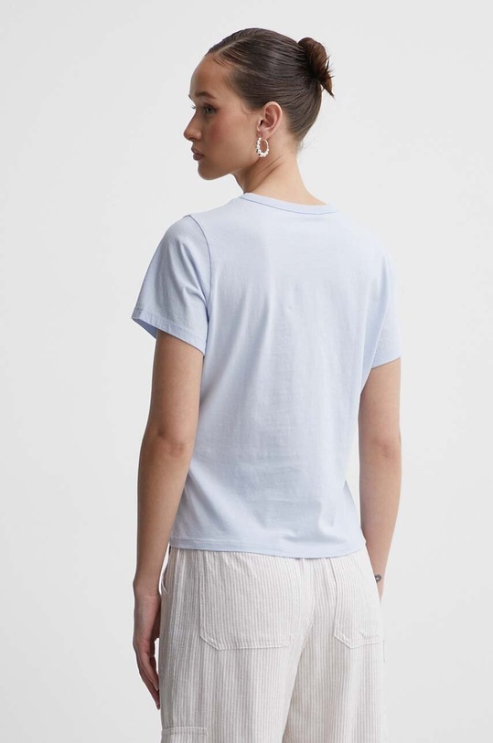 Oblečenie Bavlnené tričko Abercrombie & Fitch KI157.4023.230 modrá