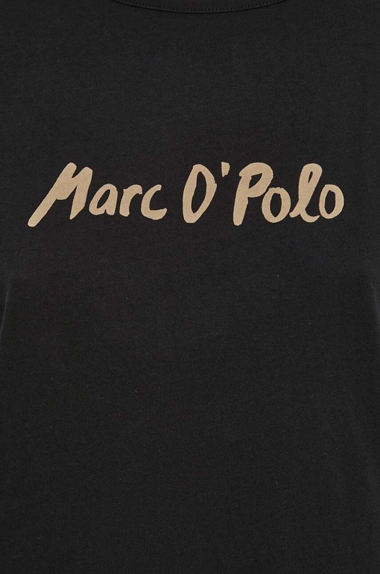 Памучна тениска Marc O'Polo 403206751377 черен