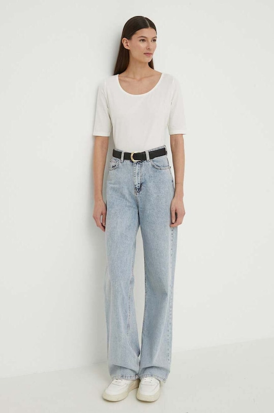 Футболка Marc O'Polo 403308751355 бежевый SS24