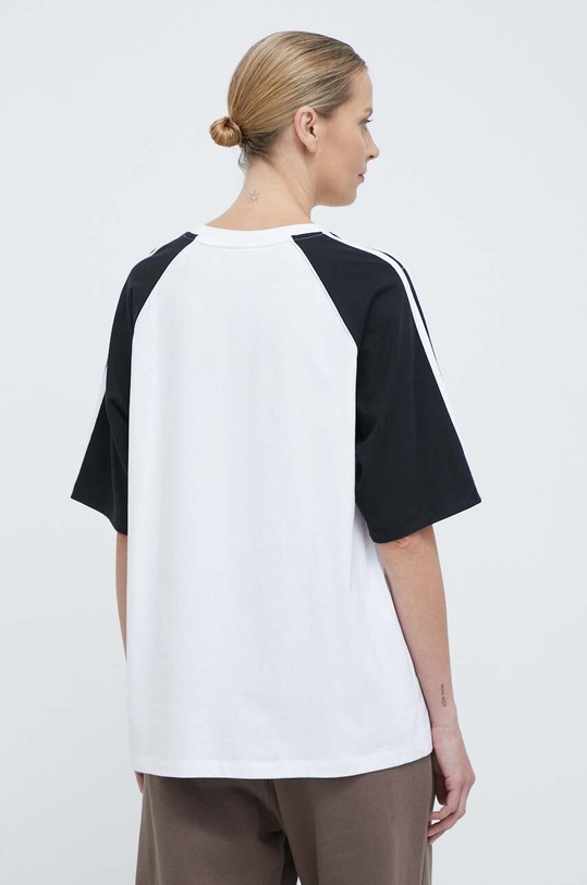 Ρούχα Βαμβακερό μπλουζάκι adidas Originals IS4104 λευκό