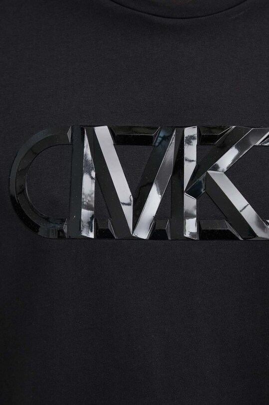 MICHAEL Michael Kors pamut póló MS451EA97J fekete