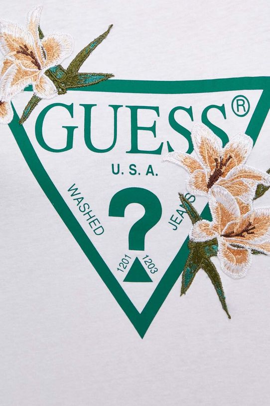 Guess t-shirt ZOEY biały V4GI02.K46D1