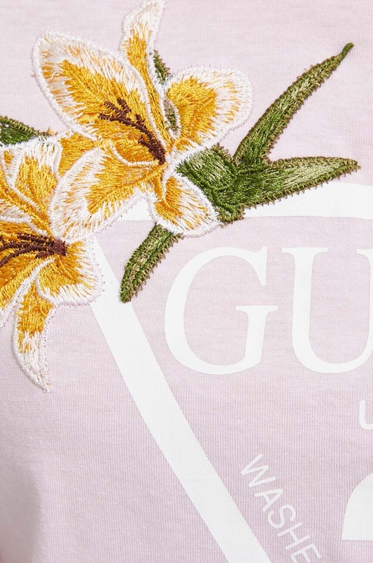 Guess t-shirt ZOEY V4GI02.K46D1 różowy