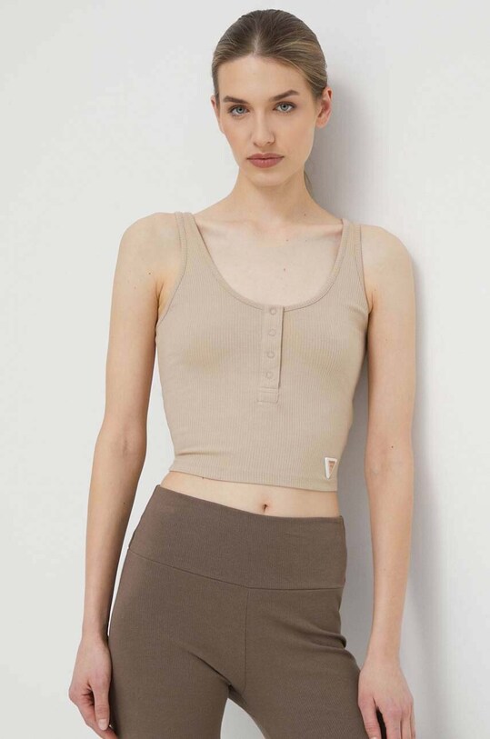 Top Guess NYRA slim béžová V4GP02.KBCO2