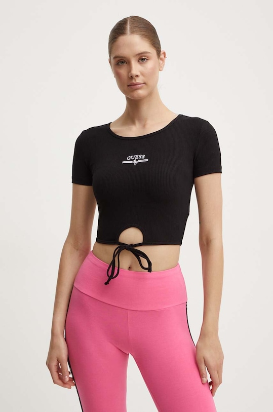 Guess t-shirt czarny V4GP03.KBCO2