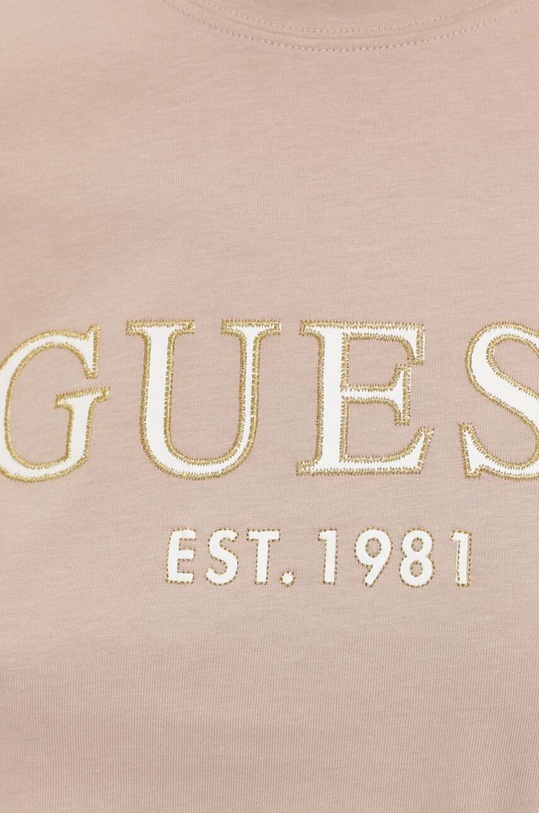 Guess pamut póló NYRA V4GI01.I3Z14 bézs