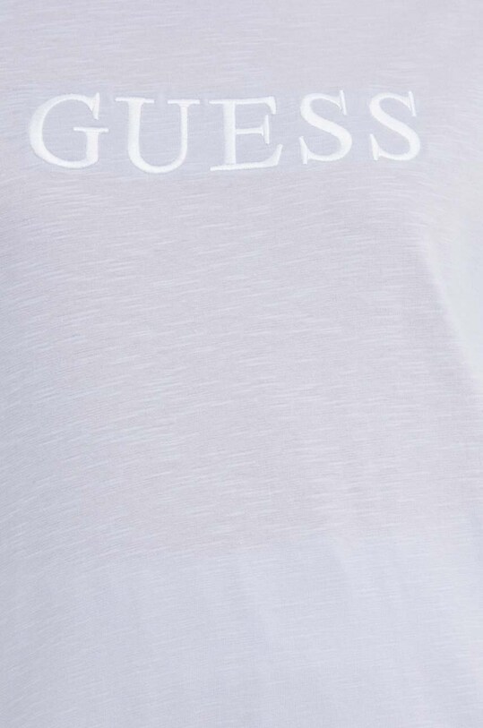 Хлопковая футболка Guess AYLA V4GI06.K8G01 фиолетовой
