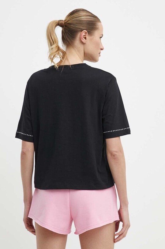 Odzież Guess t-shirt bawełniany NATALIA V4GI11.JA914 czarny