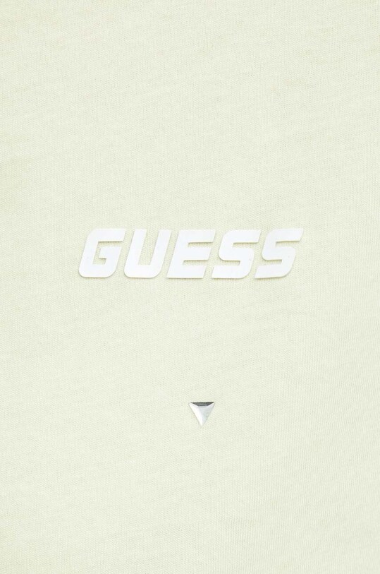 Бавовняна футболка Guess SKYLAR V4GI08.JA914 зелений