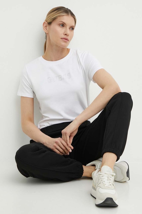 Guess t-shirt SKYLAR V4GI09.J1314 fehér SS24