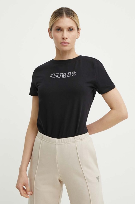 Guess t-shirt SKYLAR czarny V4GI09.J1314