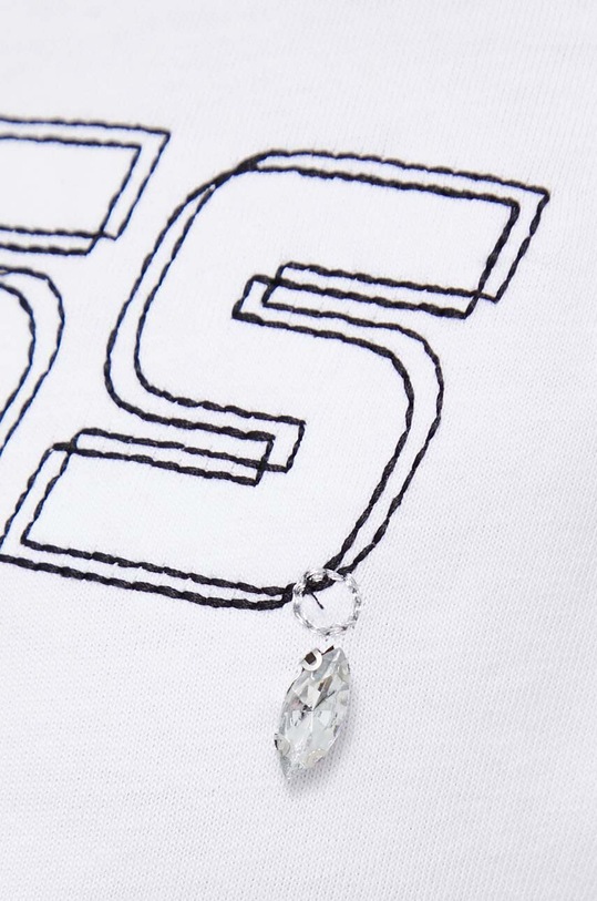 Guess t-shirt bawełniany NATALIA V4GI10.I3Z14 biały